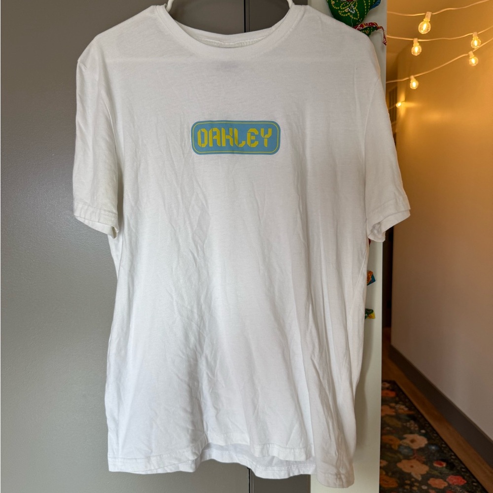 Oakley Regular Fit White Men's T-Shirt Medium